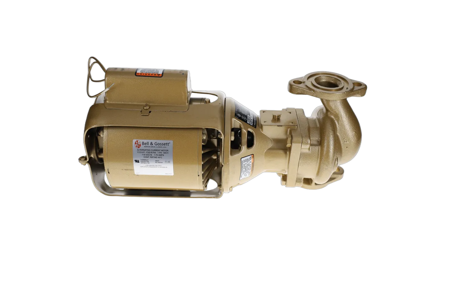 BELL & GOSSETT Bell & Gossett BG 106192LF 100 AB Bronze Circulator 1/12 HP (Series 100) BG-106192LF
