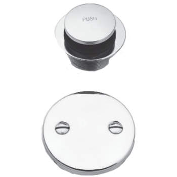 BRASSTECH Brasstech 274/26 Tub Drain Kit Toe-Activated (2-Hole 3 in) Includes 272 and 266