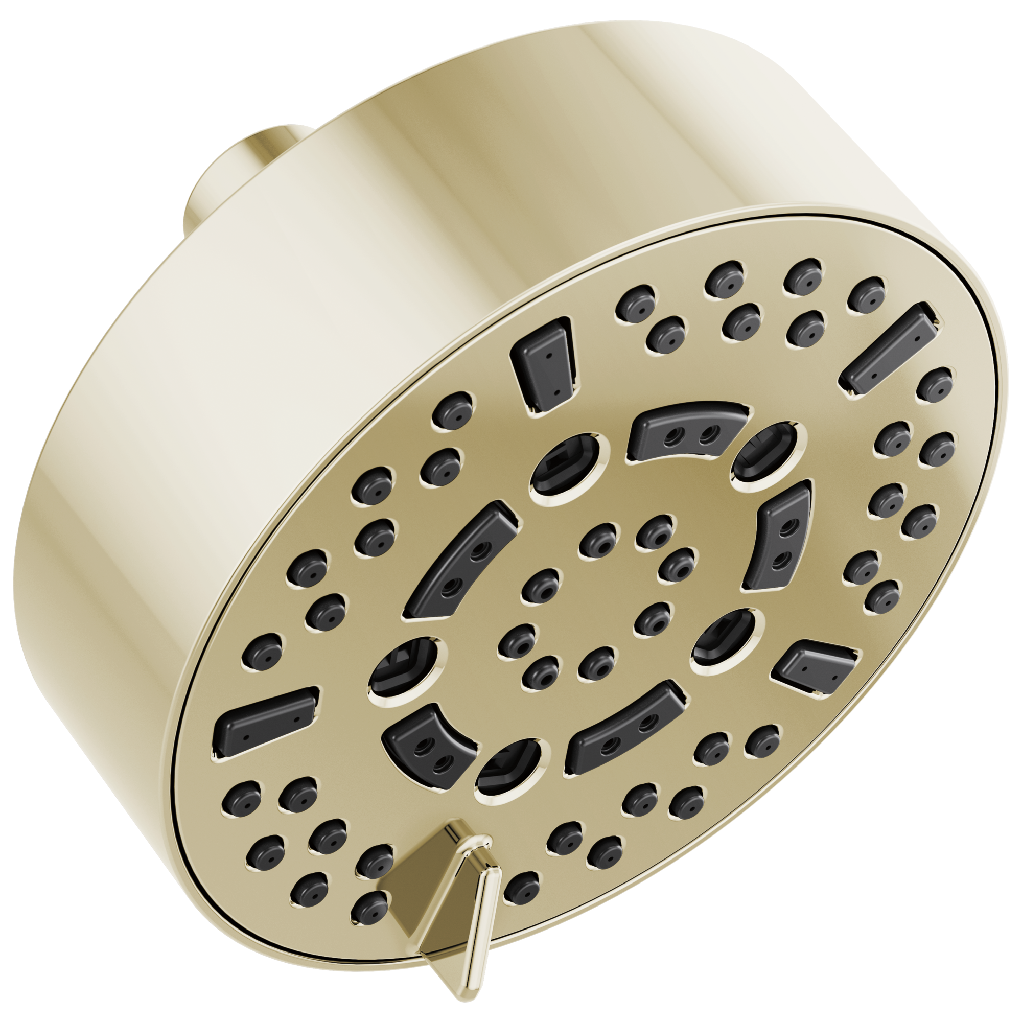 BRIZO Brizo 87292-PN-2.5 Linear Round H2Okinetic Multi-Function Wall Mount Shower Head 2.5 GPM (5 in)