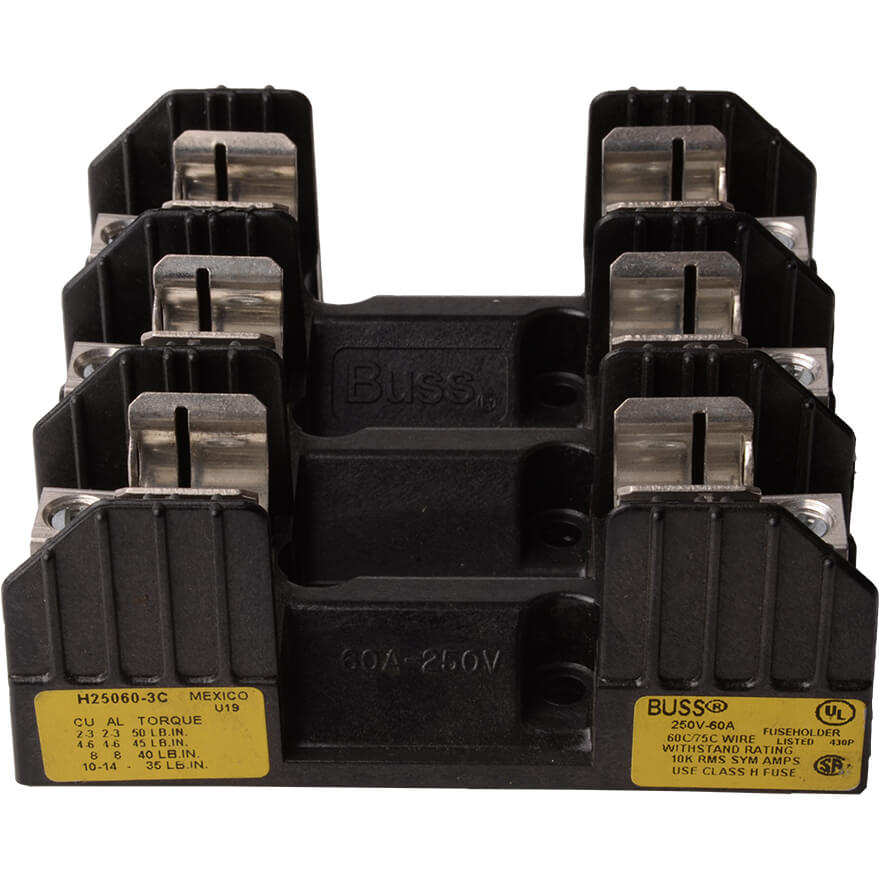 DIVERSITECH Diversitech LFH250603CID 60 Amp Class H Fuseblock (3P) Replaces 626-26311