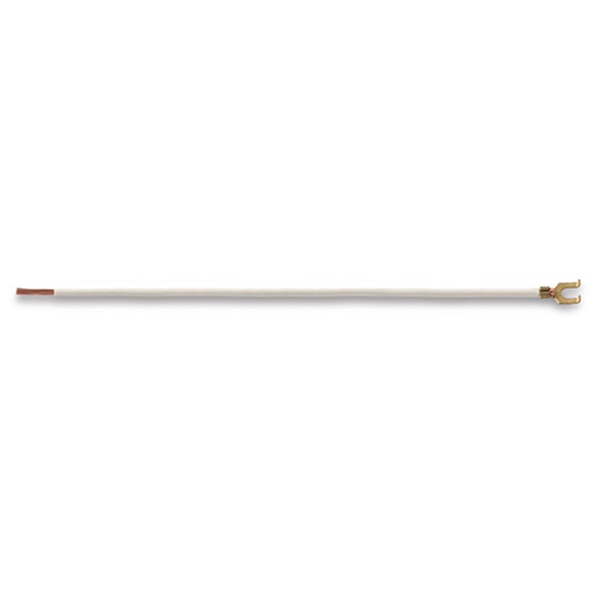EPCO Epco 10062 PowerTail Device Wiring Conductor 12 AWG THHN 8 in Stripped 5/8 in Flanged Spade Terminal