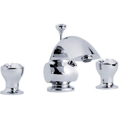 JOERGER Joerger 605.30.300.040 Palazzo Crystal Washbasin Mixer 3-Hole (Widespread) 605.30.300