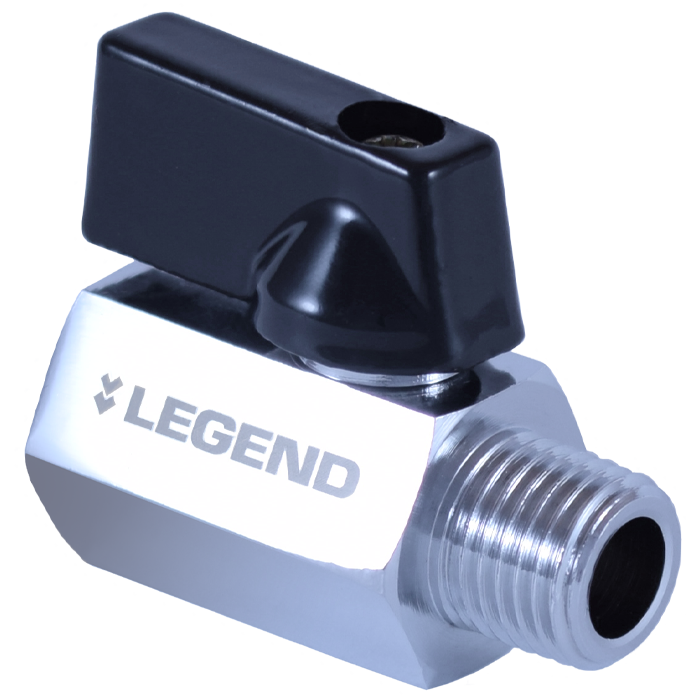 LEGEND VALVE Legend Valve 101-349 Mini Ball Valve (1/2 in MNPT x FNPT)