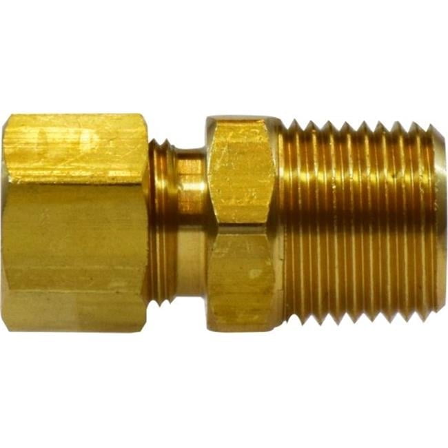 MIDLAND METAL Midland Metal 18187 Compression to male NPTF adapter (3/8 x 1/8)