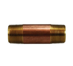 MIDLAND METAL Midland Metal 40083 Brass Nipple 3/4 x 2-1/2 (106-R-1240)