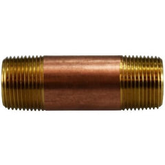 MIDLAND METAL Midland Metal 40083 Brass Nipple 3/4 x 2-1/2 (106-R-1240)