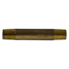 MIDLAND METAL Midland Metal 40021 1/4-18 Brass Lead Free Pipe Long Nipple (Up to 2 in) 5294032536