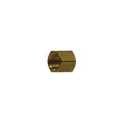MIDLAND METAL Midland Metal 28076 Brass 1/4 Barstock Cap (Pack of 10)