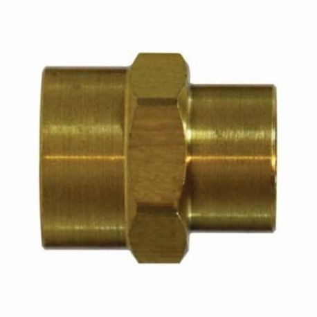 MIDLAND METAL Midland Metal 28184 Brass 1/2 x 1/4 FIP x FIP BS Coupling (Pack 10)