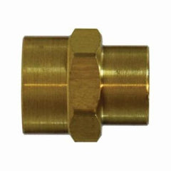 MIDLAND METAL Midland Metal 28184 Brass 1/2 x 1/4 FIP x FIP BS Coupling (Pack 10)