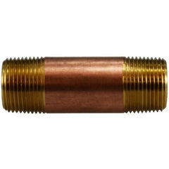 MIDLAND METAL Midland Metal 40082 34 x 2 Brass Nipple (1 Pack)