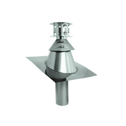 RINNAI Rinnai FSVPK4 R98 series vertical venting kit with variable pitch flashing (4-inch)