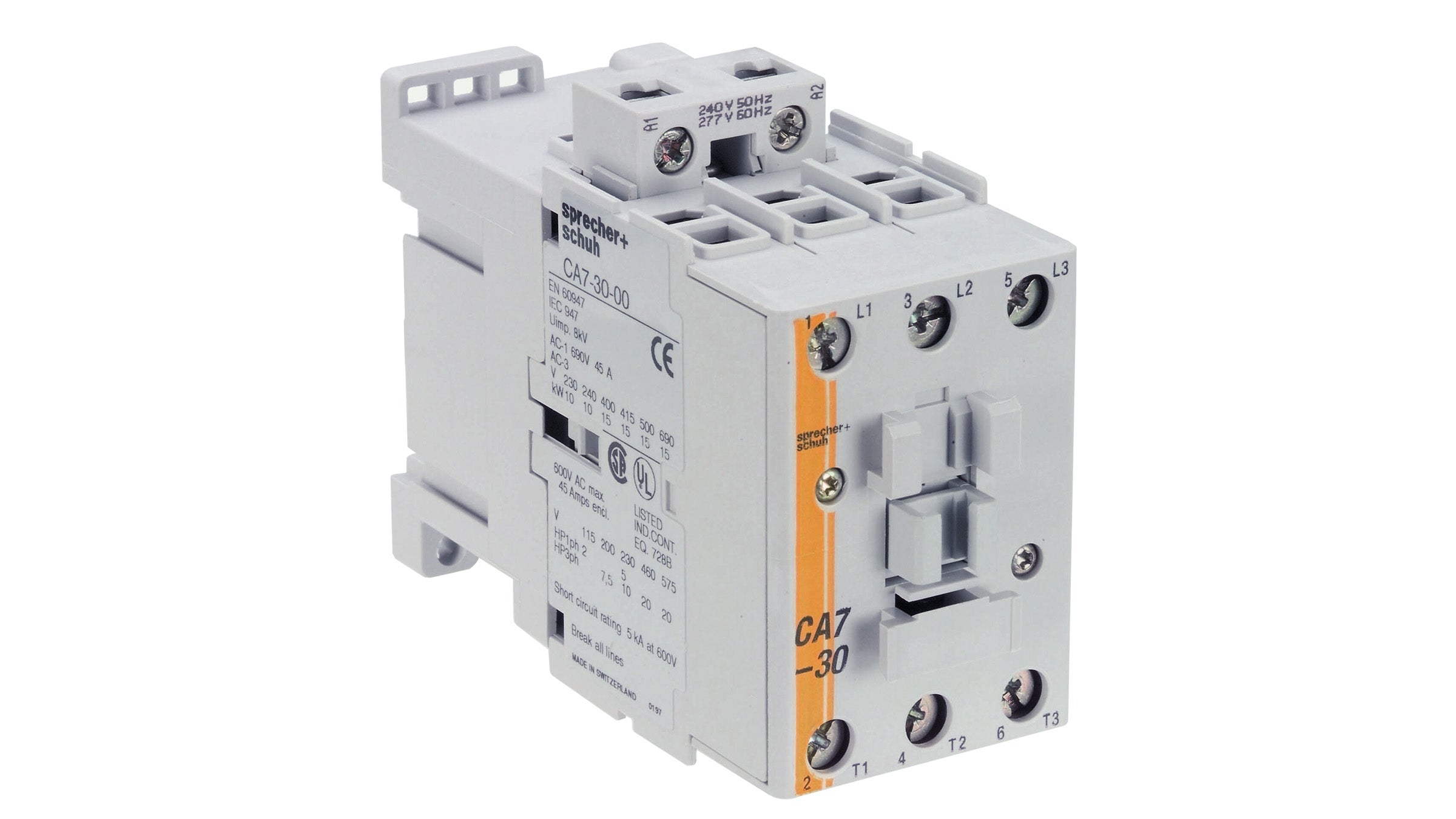 SPRECHER + SCHUH Sprecher + Schuh CA7-30-00-120 CA7 Contactor 30 A (3-Pole)