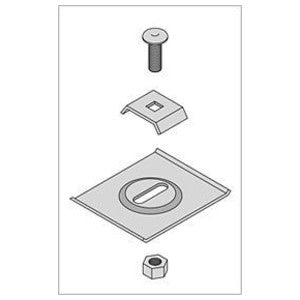 ATKORE Atkore CH2 Cope Cable Tray Connector Hardware Kit (2 x 2-3/8 In, 10 per Package)