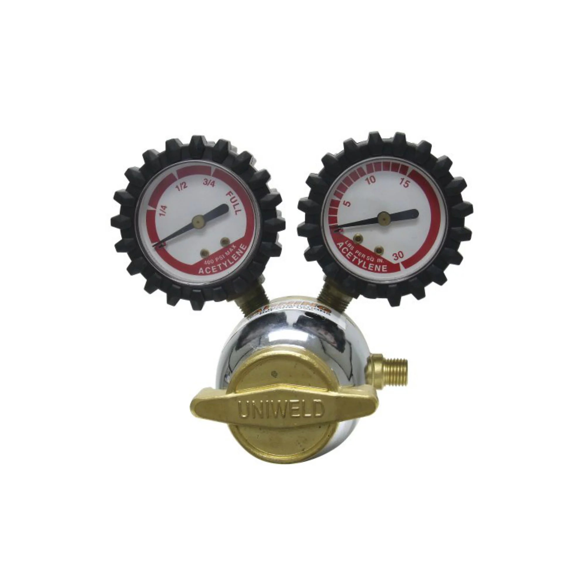 UNIWELD Uniweld RB2 Patriot Series Acetylene Regulator A Outlet CGA-520 (1-1/2 Gauge) G15D G19D