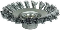 WEILER Weiler 13426 Knot Wire Bevel Brush 4 in (5/8-11)