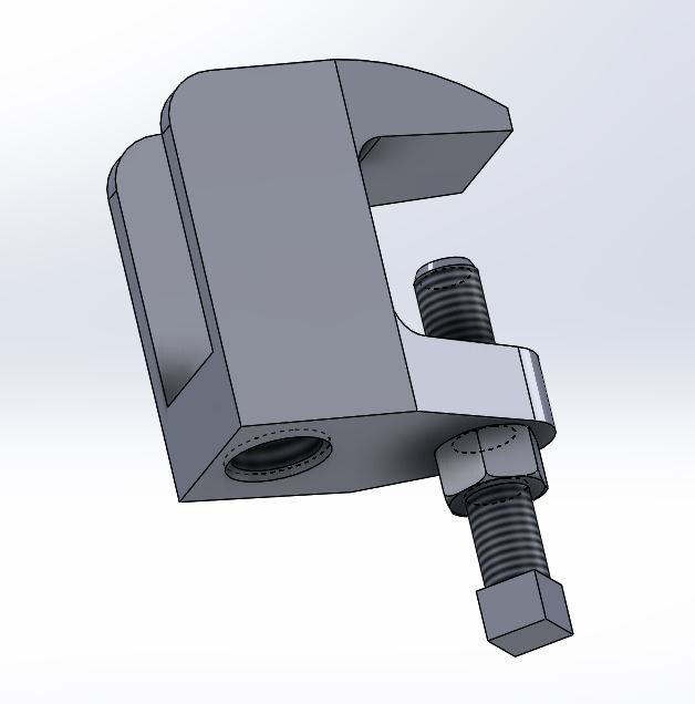 EMPIRE INDUSTRIES Empire Industries 61B0050 Wide Top Beam Clamp (1/2 inches)
