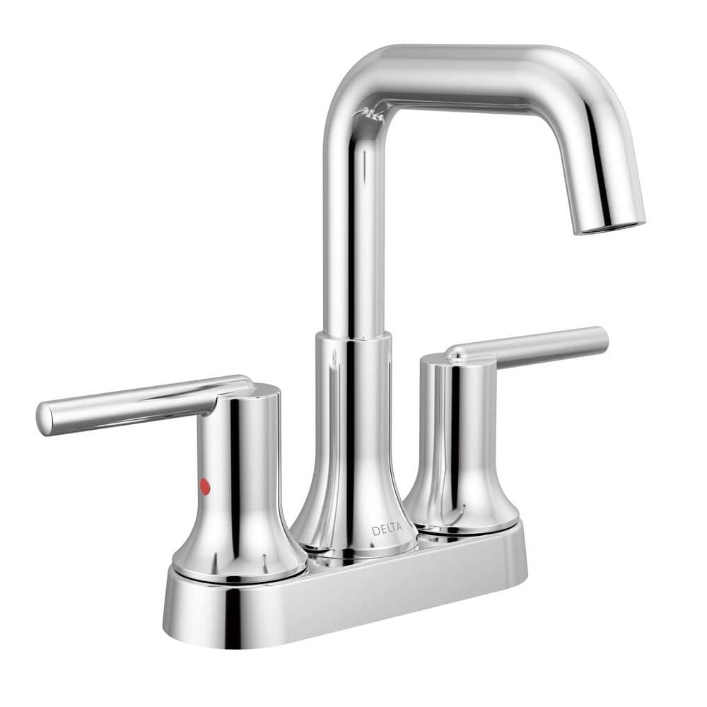 DELTA FAUCET Delta Faucet 2554-MPU-DST Trinsic Centerset Bathroom Faucet 1.2 Gpm (4 in.)