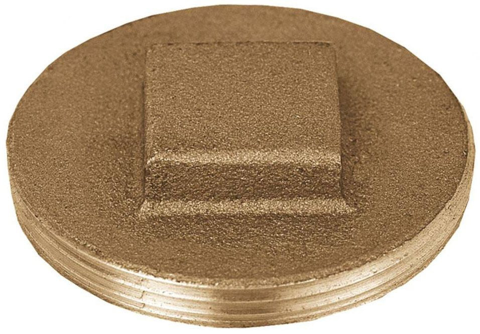 SIOUX CHIEF Sioux Chief 876-25PK Brass Cleanout Plug 2.5 in Rsd