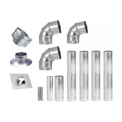 METAL-FAB Metal-fab 4M-KIT 4 Inch Vertical Vent Kit