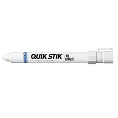 Markal 61051 Quik Stik Twist Long-Lasting Solid Paint Marker White (Pack of 12)