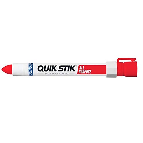 MARKAL Markal 61049 Quik Stik Solid Paint Marker Red Pack of 12
