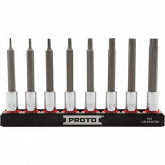 PROTO Proto J7440R8MM Hex Bit Socket Set 1/4 in Drive 8 Pc