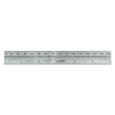 GENERAL TOOLS General Tools 311ME Metric/English Pocket Rule 6 Inches