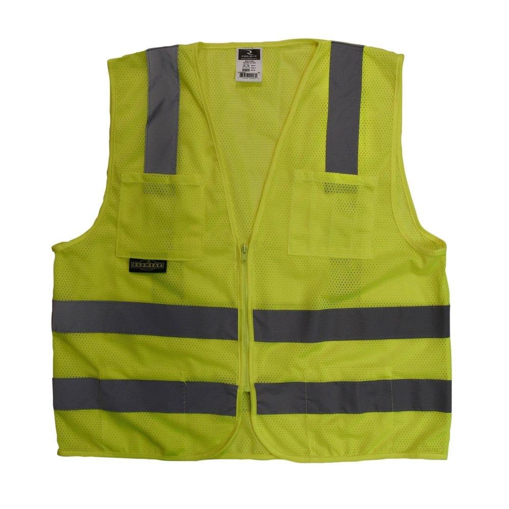 RADIANS Radians SV8GMM Standard Class 2 Mesh Safety Vest Medium (RSV8GMMLGDSI)