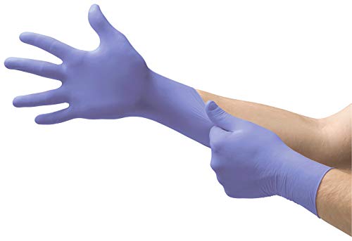MICROFLEX Microflex SU-690-L Disposable Nitrile Gloves, Latex-Free, Powder-Free, Size Large, Box of 100