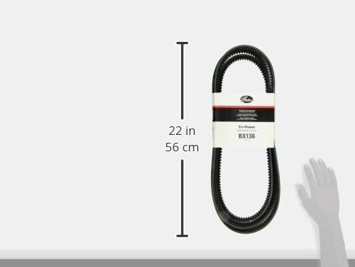 GATES GATES BX136 Tri-Power Belt Cogged V-Belt Power Drive
