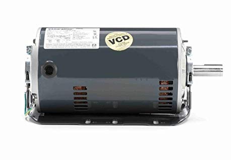 MARATHON MOTORS Marathon MG145 56T17D5350 Belt Drive Motor 3 hp 1800 RPM 208-230/460 VAC 3 Phase 1 Speed Ball Bearing Resilient Ring Mount