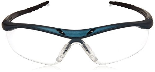 MCR SAFETY MCR Safety DL310AF Safety Glasses Anti-Fog Clear Lens Blue Metallic Frame