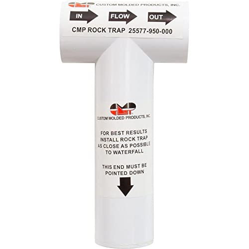 CUSTOM MOLDED PROUDUCTS Custom Molded Products 25577-130-900 12In Pool Waterfall (9In Lip) White