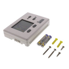 Robertshaw RS1010 24V Millivolt Digital Cooling Only Programmable Single Stage Battery Powered Thermostat