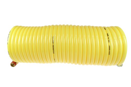 COILHOSE PNEUMATICS Coilhose Pneumatics N1425B 25 ft. Nylon Air Hose 1/4-Inch ID Coiled with Swivel Fittings