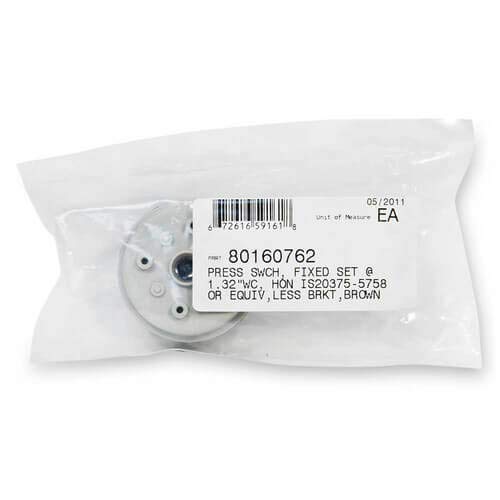 BURNHAM Burnham 80160762 Differential Pressure Switch for PVG, SCG 3, Alpine 80-210 Boilers