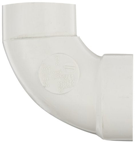 SPEARS Spears P302-015 PVC DWV 90 Degree Elbow 1-1/2 Spigot x Hub