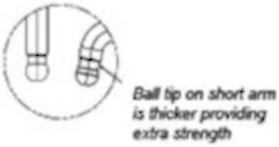 EKLIND TOOL Eklind Tool 17222 Double-Ball-Hex L-Key Combo Extra Long Inch/MM Pack of 1