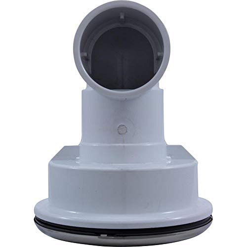 WATERWAY PLASTICS Waterway Plastics 210-7277S Jet Complete Old Faithful 90GPM Smooth Stainless Steel/Gray Elliptical