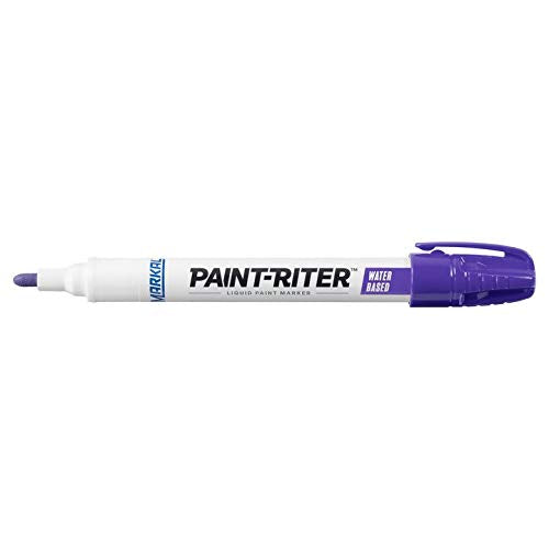 MARKAL Markal 97407 Paint-Riter Water-Based Marker Purple 1/8 in Medium Tip (12 Markers)
