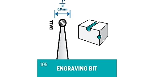 DREMEL Dremel 105 Engraving Cutter 1/8 Shank