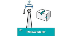 Dremel 105 Engraving Cutter 1/8 Shank