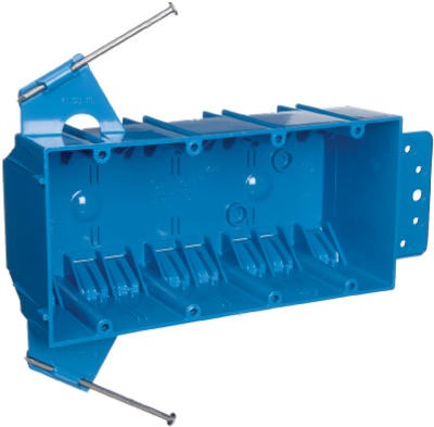 ABB INSTALLATION PRODUCTS Abb B455A-UPC 4-gang New Work Electrical Box Pvc
