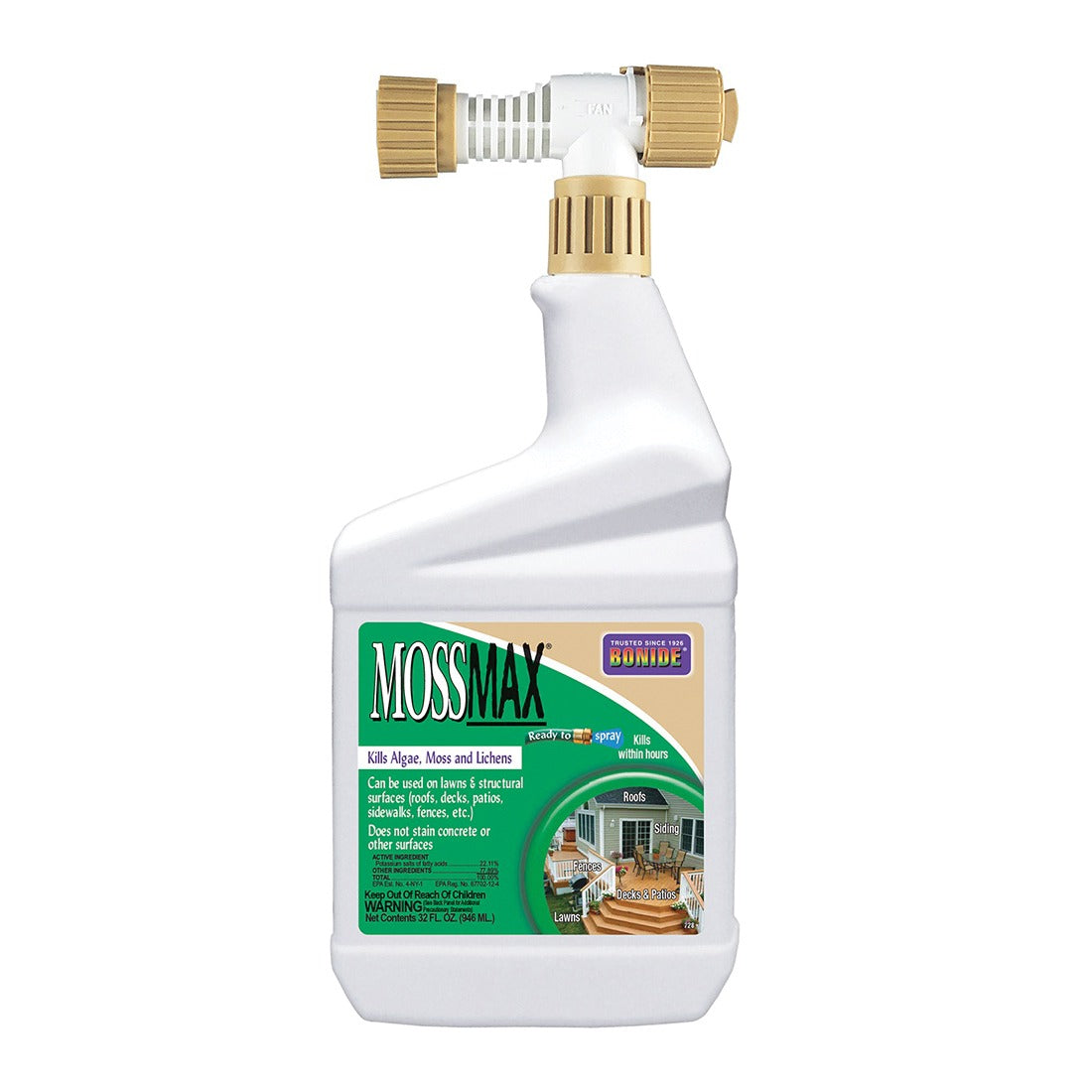 BONIDE Bonide 728 MossMax moss and algae killer 32 oz