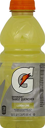 GATORADE Gatorade 32868 Sports Drink Lemon Lime Wide Mouth 20-Ounce Bottles Pack of 24