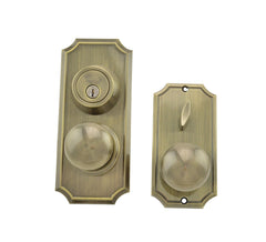 WESLOCK Weslock 01501IAIASL2D Interconnected Entry Lock Antique Brass