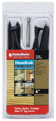 FASTENMASTER Omg Inc FMHLGM006-12 Headlok Screw 6 Inches 12 Pack