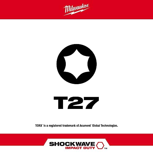 MILWAUKEE Milwaukee 48-32-4247 T27 Driver Bits 6 inch