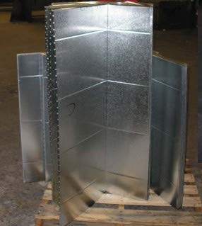 MCDANIEL METALS 16X20X48R8 DUCT PLENUMS